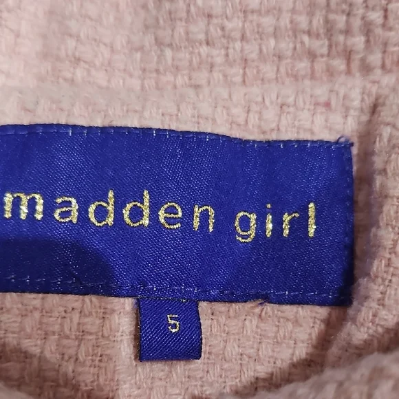 Madden Girl Blush Pea Coat for Kids - Picture 2 of 11